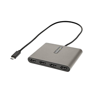 StarTechcom Adaptador USBC a 4x HDMI  USB Tipo C a 4 Monitores  1080p