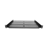 StarTechcom Bandeja Estante Ventilado 1U Voladizo para Rack 19 25kg 12