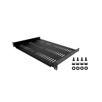 StarTechcom Bandeja Estante Ventilado 1U Voladizo para Rack 19 25kg 12