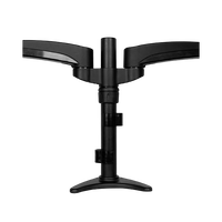 StarTechcom Brazo Articulado de 2 Monitor Soporte con Mastil para Mesa