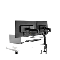 StarTechcom Brazo Articulado de 2 Monitor Soporte con Mastil para Mesa