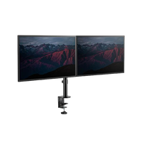 StarTechcom Brazo Soporte para 2 Monitores VESA Articulado de Aluminio