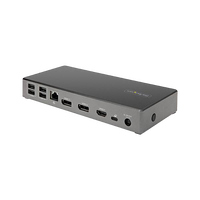 StarTechcom Docking Station USB C de 3 Monitores  USB Tipo C  PD 100W