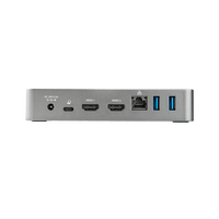 StarTechcom Docking Station USBC de 2 Puertos HDMI con PD de 65W