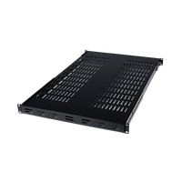 StarTechcom Estante Fijo para Rack con Profundidad Ajustable 1U