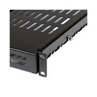 StarTechcom Estante Fijo para Rack con Profundidad Ajustable 1U