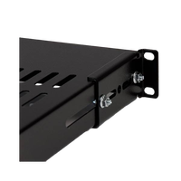 StarTechcom Estante Fijo para Rack con Profundidad Ajustable 1U