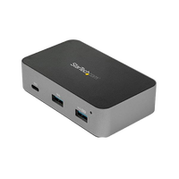 StarTechcom Hub Alimentado USBC 10Gb 2xUSBA 1xUSBC con Puerto de Red