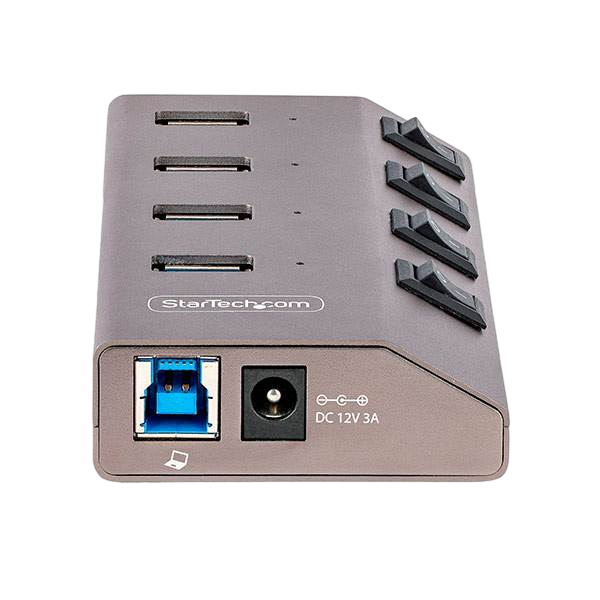 StarTechcom Hub Concentrador USBC de 4 Puertos con Interruptores StarTechcom Hub Concentrador USBC de 4 Puertos con Interruptores