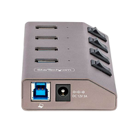 StarTechcom Hub Concentrador USBC de 4 Puertos con Interruptores