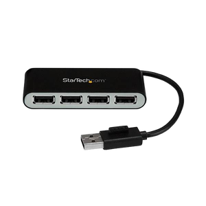 StarTechcom Hub Ladron USB 20 4 Puertos con Cable Integrado