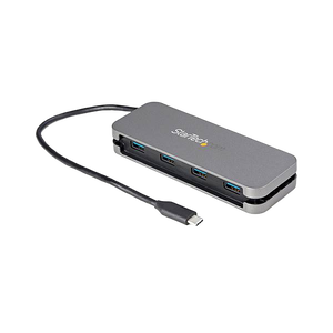StarTechcom Hub Ladrón USB C de 4 Puertos USBA Tipo C a A StarTechcom Hub Ladrón USB C de 4 Puertos USBA Tipo C a A