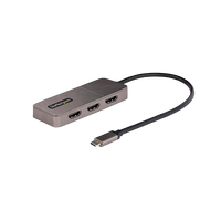 StarTechcom Hub MST USBC de 3 Puertos HDMI  4K 60Hz  DP 14 DSC