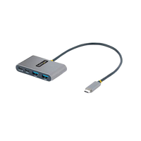 StarTechcom Hub USBC de 4 Puertos 5Gbps PD de 100W  Ladrón USB Tipo C