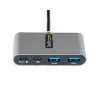 StarTechcom Hub USBC de 4 Puertos 5Gbps PD de 100W  Ladrón USB Tipo C