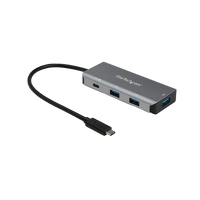 StarTechcom Hub USBC de 4 Puertos con Entrega de Alimentación PD 10Gbps