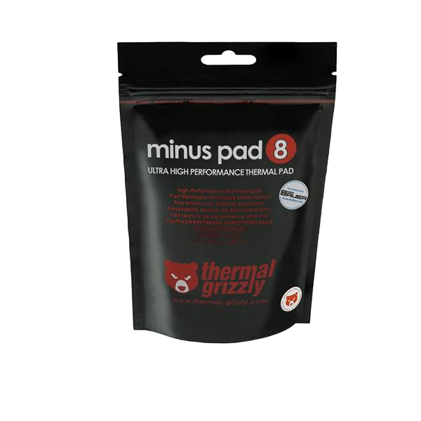 Thermal Grizzly Minus Pad 8 Pad térmico 30x30mm grosor 20 mm Thermal Grizzly Minus Pad 8 Pad térmico 30x30mm grosor 20 mm