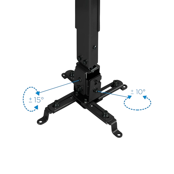 TooQ PJ2012TB Proyector Techo Inclinable Negro  Soporte TooQ PJ2012TB Proyector Techo Inclinable Negro  Soporte