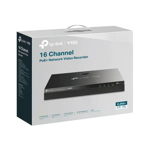 TPLink NVR2016H NVR 16CH 4K 4TB HDD TPLink NVR2016H NVR 16CH 4K 4TB HDD