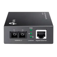 TPLink MC210CS Convertidor Gigabit Fibra Monomodo SC 15km TPLink MC210CS Convertidor Gigabit Fibra Monomodo SC 15km