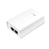 TPLink TLPOE4824G adaptador inyector PoE Gigabit Ethernet 48V Fuente Alimentación TPLink TLPOE4824G adaptador inyector PoE Gigabit Ethernet 48V Fuente Alimentación