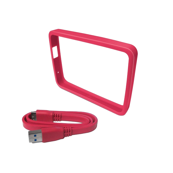 WD GRIP Pack Fucsia Bumper  Cable USB 30 para HDD Externo WD GRIP Pack Fucsia Bumper  Cable USB 30 para HDD Externo