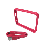 WD GRIP Pack Fucsia Bumper Cable USB 30 para HDD Externo WD GRIP Pack Fucsia Bumper Cable USB 30 para HDD Externo
