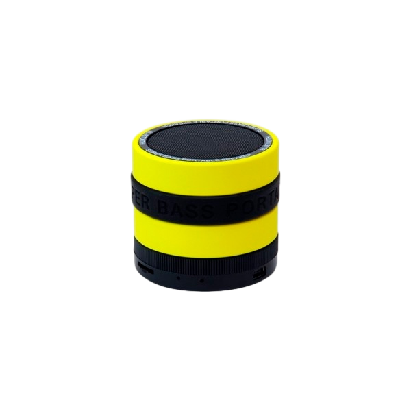 Conceptronic negro amarillo BT micro SD y radio  altavoz Conceptronic negro amarillo BT micro SD y radio  altavoz