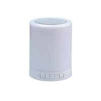 CoolBox Altavoz Bluetooth Lampara Led Blanco