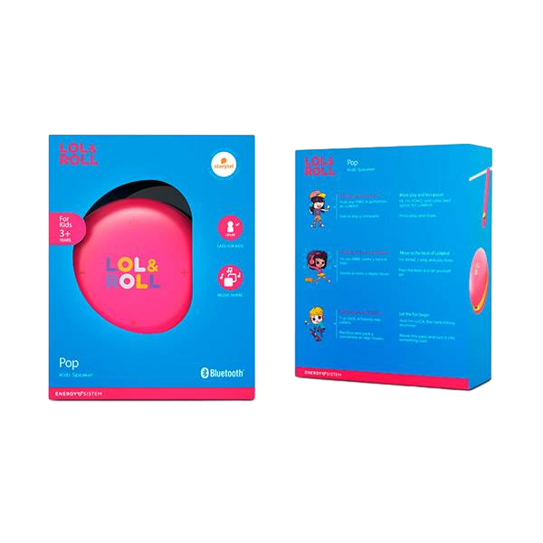 Energy Sistem Lol amp Roll Kids Pink 5W  Altavoz Bluethooth Energy Sistem Lol amp Roll Kids Pink 5W  Altavoz Bluethooth