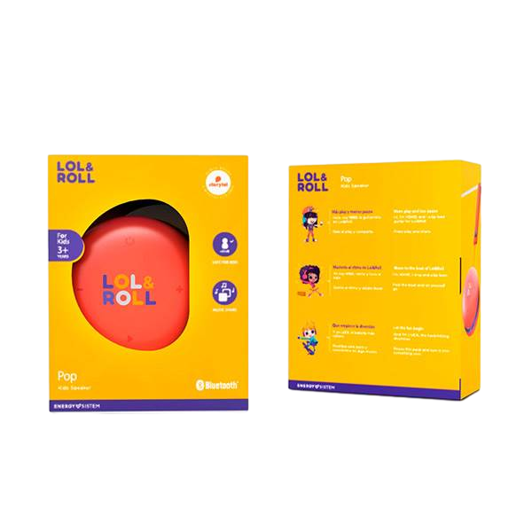 Energy Sistem Lol amp Roll Kids Orange 5W Altavoz Bluethooth Energy Sistem Lol amp Roll Kids Orange 5W Altavoz Bluethooth