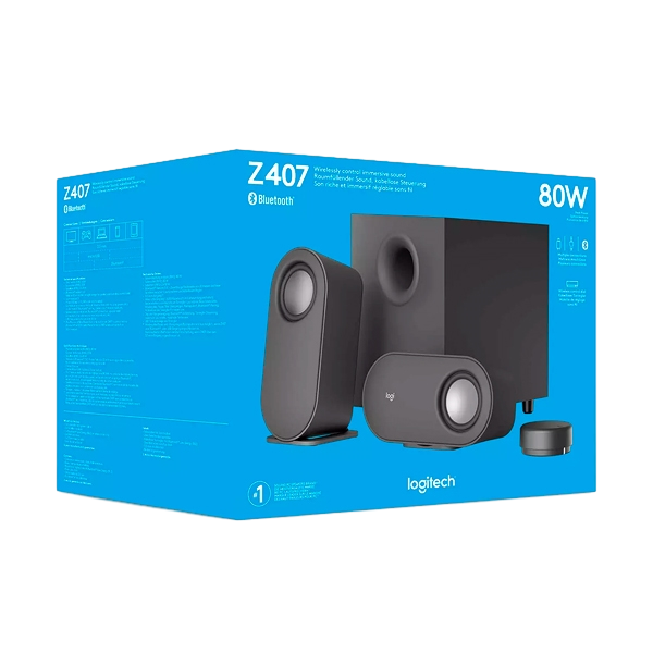 Logitech Z407 Bluetooth 21 Negro  Altavoces Logitech Z407 Bluetooth 21 Negro  Altavoces