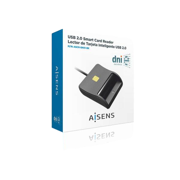 Aisens ASCRSN01BK USB 20 Lector de DNI Aisens ASCRSN01BK USB 20 Lector de DNI