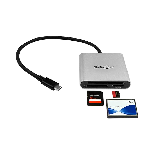 StarTechcom Lector Grabador USBC 30 de Tarjetas Flash SD CF MicroSD StarTechcom Lector Grabador USBC 30 de Tarjetas Flash SD CF MicroSD