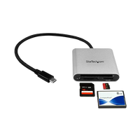 StarTechcom Lector Grabador USBC 30 de Tarjetas Flash SD CF MicroSD StarTechcom Lector Grabador USBC 30 de Tarjetas Flash SD CF MicroSD