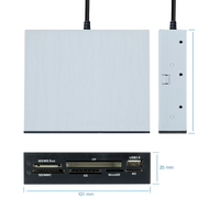 TooQ TQR208B Lector de tarjetas interno TooQ TQR208B Lector de tarjetas interno