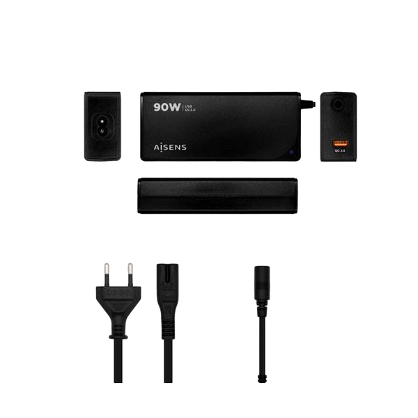 Aisens ASLC90WAUTOBK 90W 12 Conectores USB 30 Cargador de Portátil Aisens ASLC90WAUTOBK 90W 12 Conectores USB 30 Cargador de Portátil