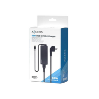 Aisens ASCH1PD65DBK 65W USBC Cargador de Portátil Aisens ASCH1PD65DBK 65W USBC Cargador de Portátil