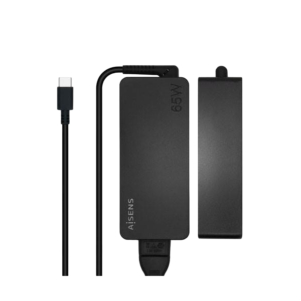 Aisens ASCH1PD65DBK 65W USBC Cargador de Portátil Aisens ASCH1PD65DBK 65W USBC Cargador de Portátil