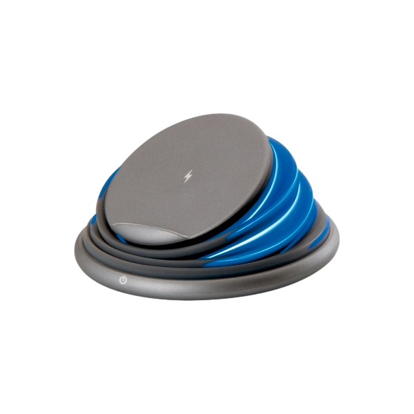 Conceptronic Gorgon Cargador inalámbrico Led Qi 10w Grey Conceptronic Gorgon Cargador inalámbrico Led Qi 10w Grey