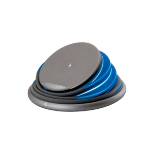 Conceptronic Gorgon Cargador inalámbrico Led Qi 10w Grey