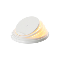 Conceptronic Gorgon Cargador inalámbrico Led Qi 10w White Conceptronic Gorgon Cargador inalámbrico Led Qi 10w White