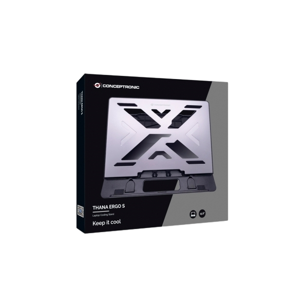 Conceptronic Thana Ergo S Gris  Base Refrigeración Conceptronic Thana Ergo S Gris  Base Refrigeración