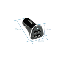 TooQ TQCC2002 Negro  Cargador de coche