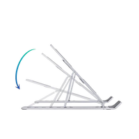 Tooq TQLRS0035AL plegable Silver Soporte Portátil Tooq TQLRS0035AL plegable Silver Soporte Portátil