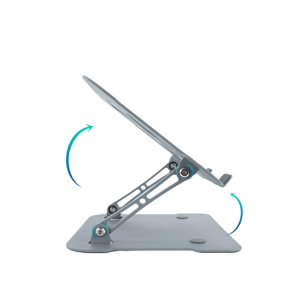 Tooq Soporte Portátil 173 Elevador Ajustable Gris diseño Ergonomico y Plegable Tooq Soporte Portátil 173 Elevador Ajustable Gris diseño Ergonomico y Plegable