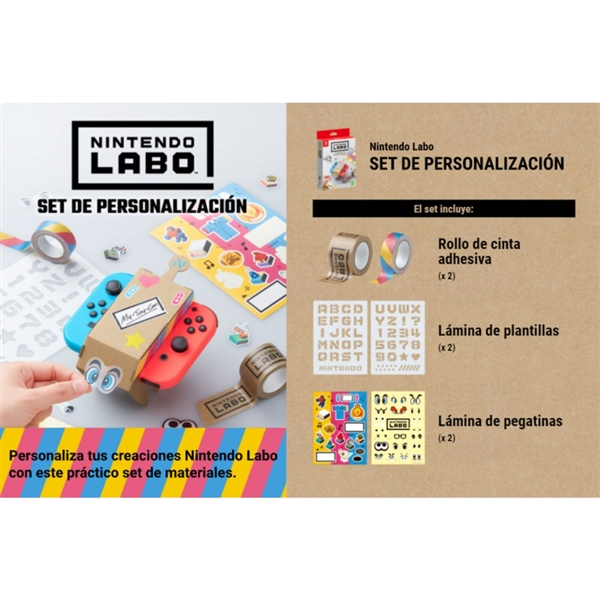 Nintendo Set Labo de personalización para Nintendo Switch Nintendo Set Labo de personalización para Nintendo Switch