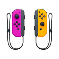 Pack de 2 mandos JoyCon para Nintendo Switch Lila Naranja Neón Pack de 2 mandos JoyCon para Nintendo Switch Lila Naranja Neón