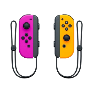 Pack de 2 mandos JoyCon para Nintendo Switch Lila Naranja Neón Pack de 2 mandos JoyCon para Nintendo Switch Lila Naranja Neón