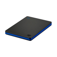 Seagate Game Drive para PS4 2TB negro y azul  Disco Externo